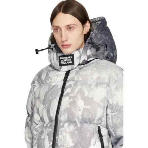 burberry rave print puffer jacket|burberry cashmere jacket.